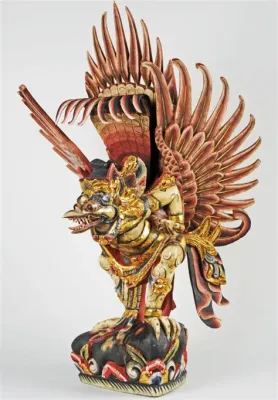 Der tanzende Garuda - Eine kraftvolle Darstellung des mythischen Vogels in der indonesischen Kunst!